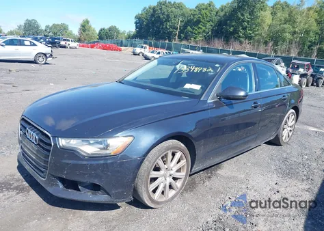 2014 Audi A6 2.0T Premium из США, поврежденный, VIN WAUGFAFC6EN073515